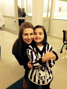 Elle and her new "big sister"